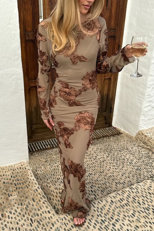 Flora Mesh Dress