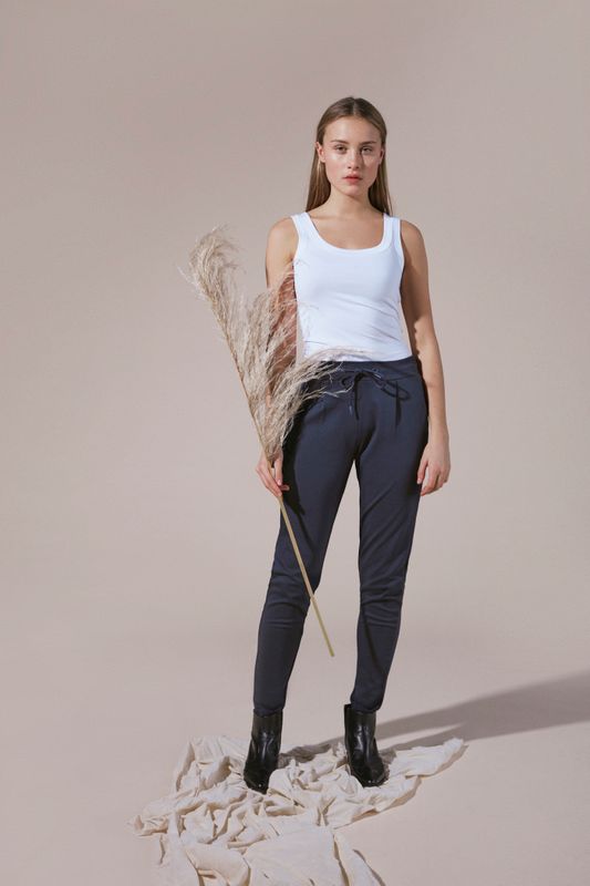 Kate Pant Long (mørk blå)