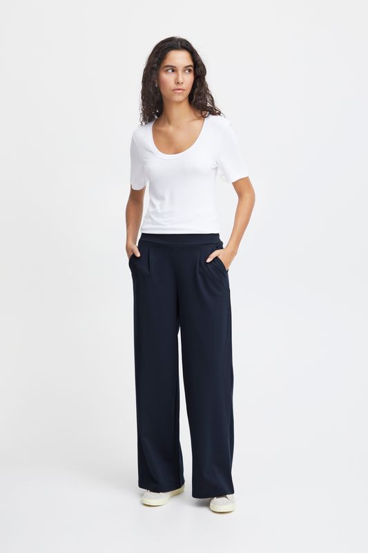 Kate Sus Wide Pant Long (Blå)